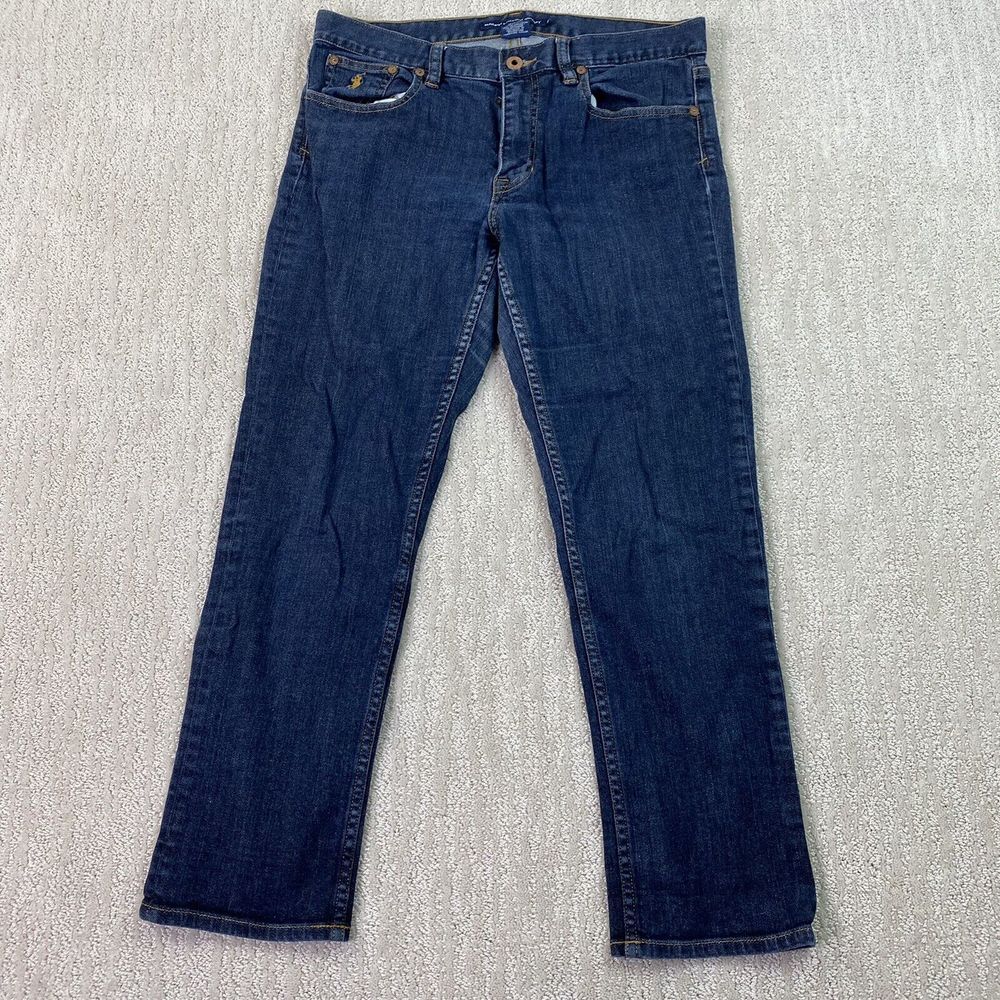 ralph lauren sport jeans womens blue denim size 8*